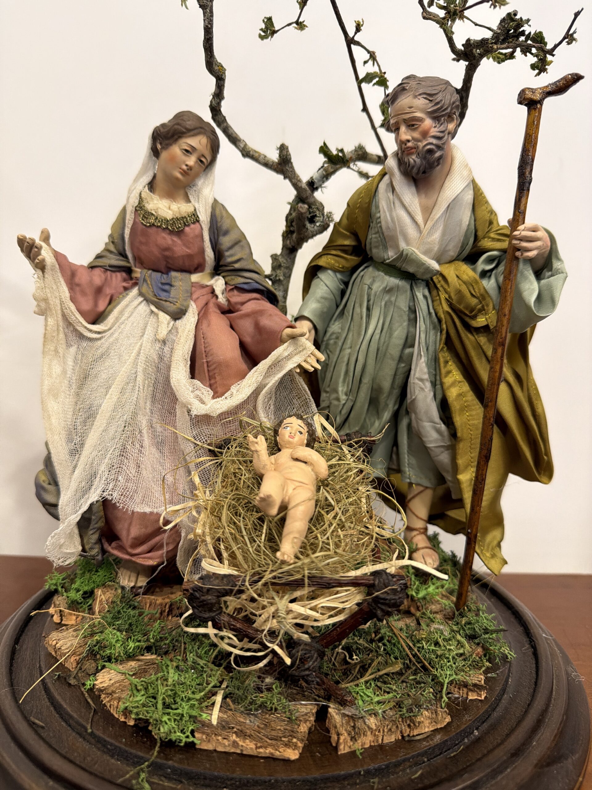Natività 25 cm con Campana in Vetro - immagine 3