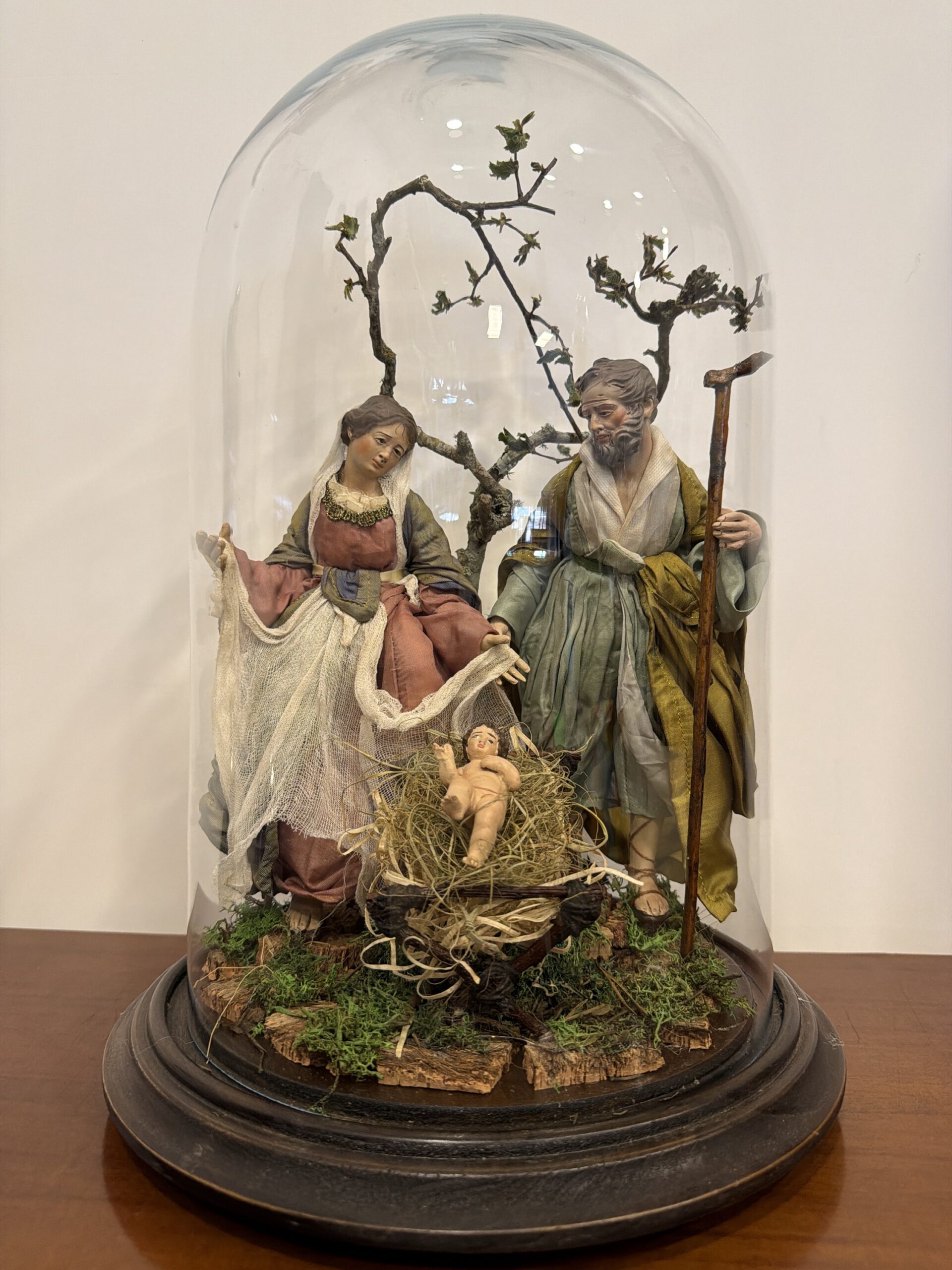 Natività 25 cm con Campana in Vetro - immagine 2